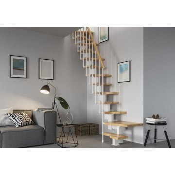 San Francisco Modular Stairway Kit  | 95"H - 140"H | Straight | L-Shaped | U-Shaped