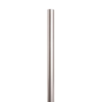 Library Ladder Straight Rail Sections - Satin Nickel Finish