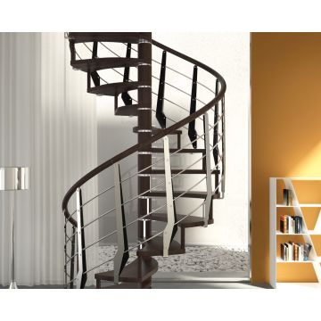 Rintal Trio Wood Custom Spiral Stairway