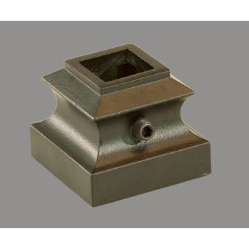 M-06 Tall Flat Shoe with Set Screw 1/2" - Ash Gray - LITE