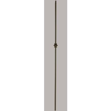 L2556/1KNUC44 Versatile Single Knuckle Iron Baluster 1/2" x 44" - Satin Black - LITE