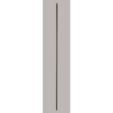 NEWL-PLA48 Iron Plain Newel 1-3/16" x 48" - Satin Black - LITE